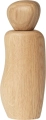 Młynek do soli lub pieprzu Pebble drewno naturalne Ferm Living