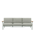 MUUTO sofa ogrodowa SETTLE 3-Seater Ribbed podstawa Dark Green MUUTO rózne warianty
