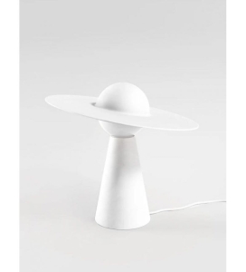 Lampa ceramiczna Ceramic Table MOEBE - biała