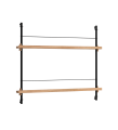 Modułowa półka Magazine Shelving MS.65.1 Moebe różne warianty
