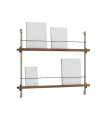 Modułowa półka Magazine Shelving MS.65.1 Moebe różne warianty