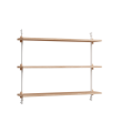 Modułowa półka ścienna Wall Shelving ws.65.1 Moebe różne warianty