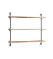 Modułowa półka ścienna Wall Shelving ws.65.1 Moebe różne warianty