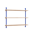 Modułowa półka ścienna Wall Shelving ws.65.1 Moebe różne warianty