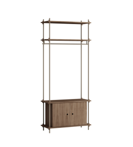 Regał modułowy Shelving S.200.1.G Moebe różne warianty