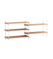 Regał modułowy Shelving S.65.2.A Moebe różne warianty 