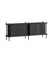 Regał modułowy Shelving s.65.2.D Moebe różne warianty