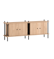 Regał modułowy Shelving s.65.2.D Moebe różne warianty