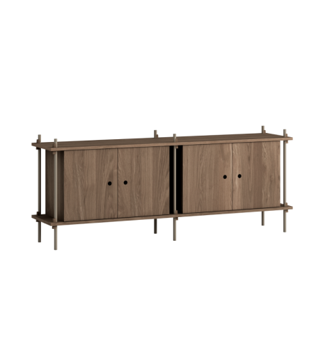 Regał modułowy Shelving s.65.2.D Moebe różne warianty