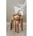 Stołek Peg Stool MOEBE - naturalny dąb