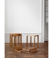 Stołek Peg Stool MOEBE - naturalny dąb