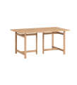 Stół prostokątny jadalniany Moebe - 160cm x 90cm, dębowy