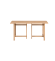 Stół prostokątny jadalniany Moebe - 160cm x 90cm, dębowy