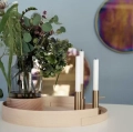 Świecznik Candleholder Single 2 Mosiądz Fritz Hansen