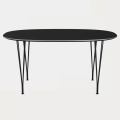 Stół Superellipse 150 Cm Laminat Standard Czarny Fritz Hansen