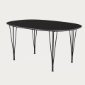 Stół Superellipse 150 Cm Laminat Standard Czarny Fritz Hansen