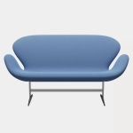 Sofa Swan Capture Instant Blue Fritz Hansen
