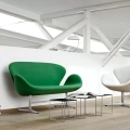 Sofa Swan Capture Chocolate Brown Fritz Hansen