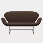 Sofa Swan Capture Chocolate Brown Fritz Hansen