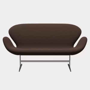 Sofa Swan Capture Chocolate Brown Fritz Hansen