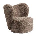 Fotel Obrotowy Little Big Chair Sheepskin Sahara Norr 11