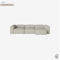 Sofa Modułowa 3 Cosima Głębokość 120cm Szezlong Bolia  