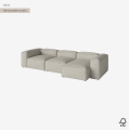 Sofa Modułowa 3 Cosima Głębokość 120cm Szezlong Bolia  