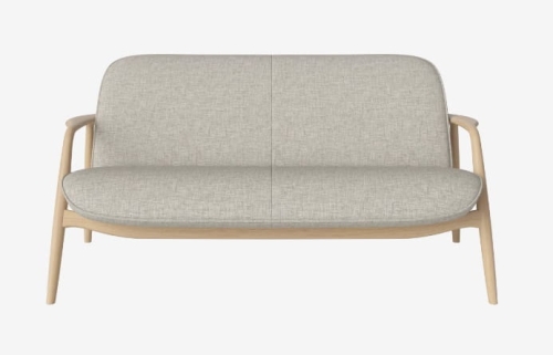 Sofa 2-osobowa BOWIE dąb ciemny BOLIA 