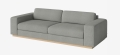Sofa 3-osobowa SEPIA podstawa czarna BOLIA 
