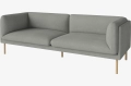 Sofa 2,5-osobowa PASTE dąb bielony BOLIA 