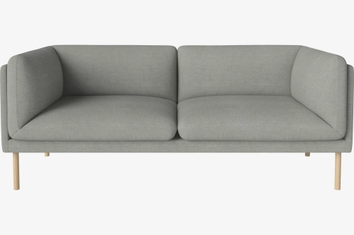 Sofa 2-osobowa PASTE czarny dąb BOLIA 