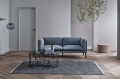 Sofa 2-osobowa PASTE czarny dąb BOLIA 
