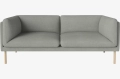Sofa 2-osobowa PASTE dąb bielony BOLIA 
