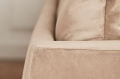 Sofa 2-osobowa LOMI srebrne nogi BOLIA 