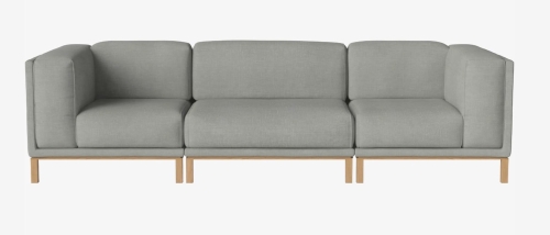 Sofa modułowa 2 COSY czarny buk BOLIA 