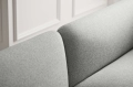Sofa 3-osobowa PASTE czarny dąb BOLIA  