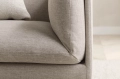 Sofa 3-osobowa PASTE czarny dąb BOLIA  