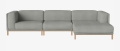 Sofa modułowa 6 COSY ciemny dąb BOLIA  