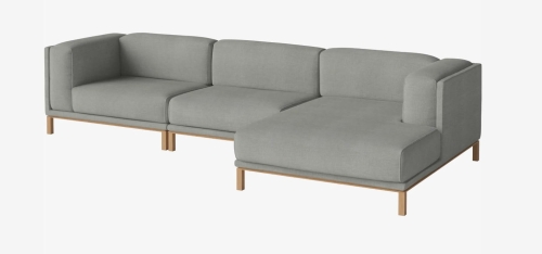 Sofa modułowa 6 COSY ciemny dąb BOLIA  