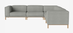 Sofa modułowa 1 COSY czarny buk BOLIA 