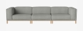 Sofa modułowa 5 COSY czarny buk BOLIA 