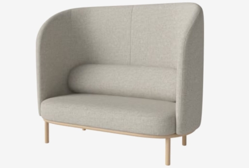 Sofa 2-osobowa FUUGA dąb bielony BOLIA  