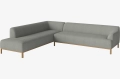 Sofa 7-osobowa otwarta CARO lewa BOLIA różne warianty