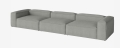 Sofa modułowa 3 COSIMA 420 cm BOLIA różne warianty