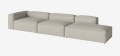 Sofa modułowa otwarta COSIMA 420 prawa BOLIA różne warianty 