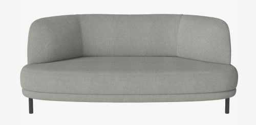 Sofa 2-osobowa GRACE nogi dąb bielony BOLIA 