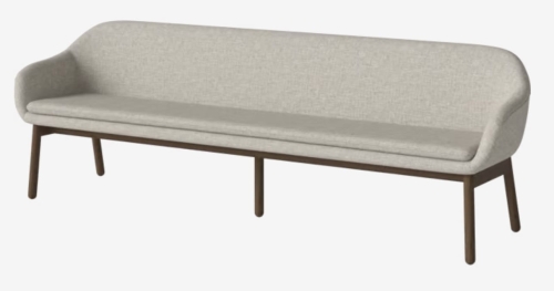Sofa / ławka 4-osobowa DINE ciemny dąb BOLIA  