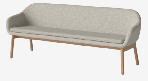Sofa / ławka 3-osobowa DINE dąb olejowany BOLIA 