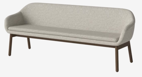 Sofa / ławka 3-osobowa DINE ciemny dąb BOLIA 