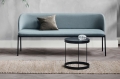 Sofa / ławka 3-osobowa FRANK czarne nogi BOLIA 
